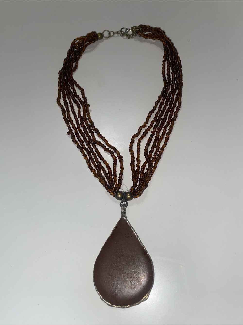 Vintage Bohemian Brown Necklace